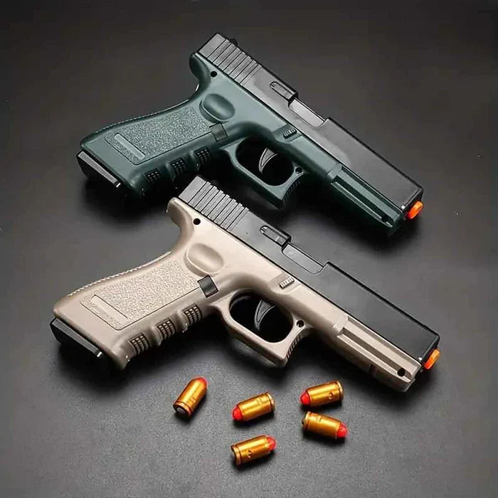 Fiber Plastic Shell Gun Toy