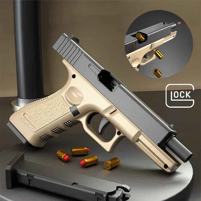 Fiber Plastic Shell Gun Toy