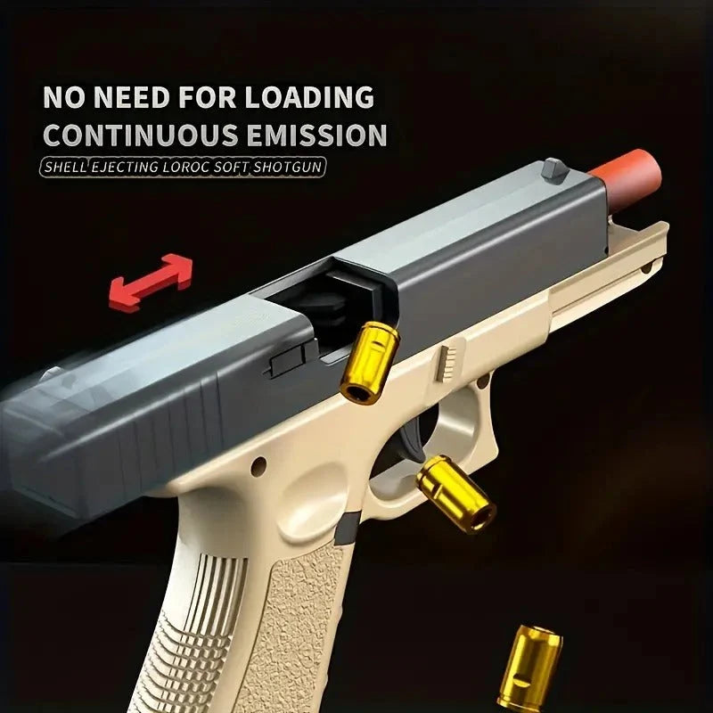 Fiber Plastic Shell Gun Toy